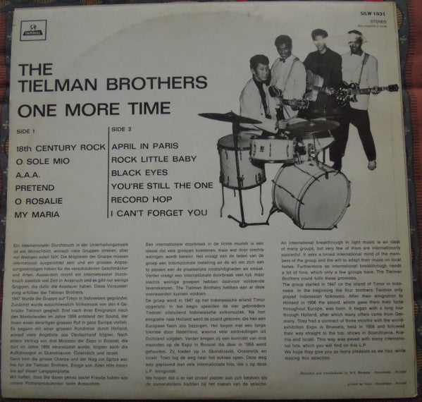 Tielman Brothers : One More Time (LP, Album)
