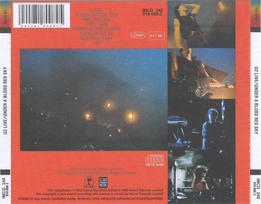 U2 : Live / Under A Blood Red Sky (CD, MiniAlbum, RE)