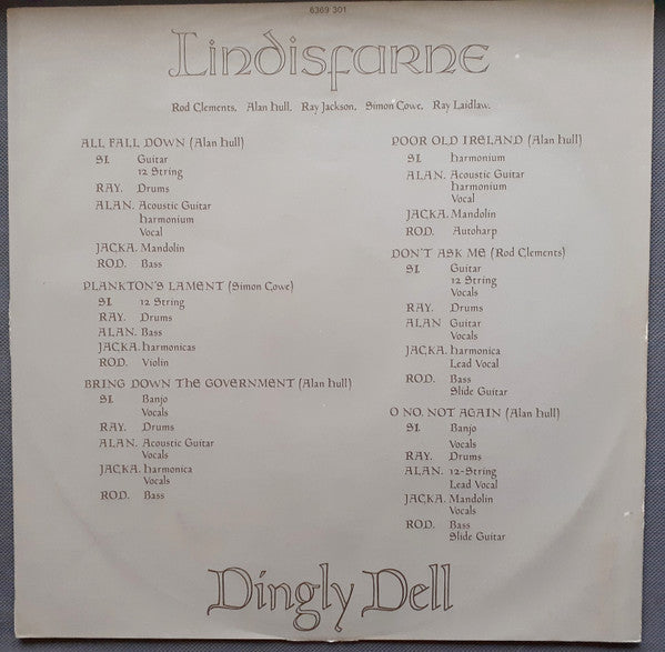 Lindisfarne : Dingly Dell (LP, Album)