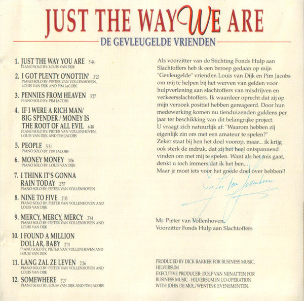 De Gevleugelde Vrienden : Just The Way We Are (CD, Album)