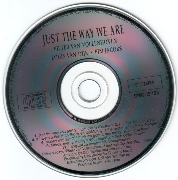De Gevleugelde Vrienden : Just The Way We Are (CD, Album)