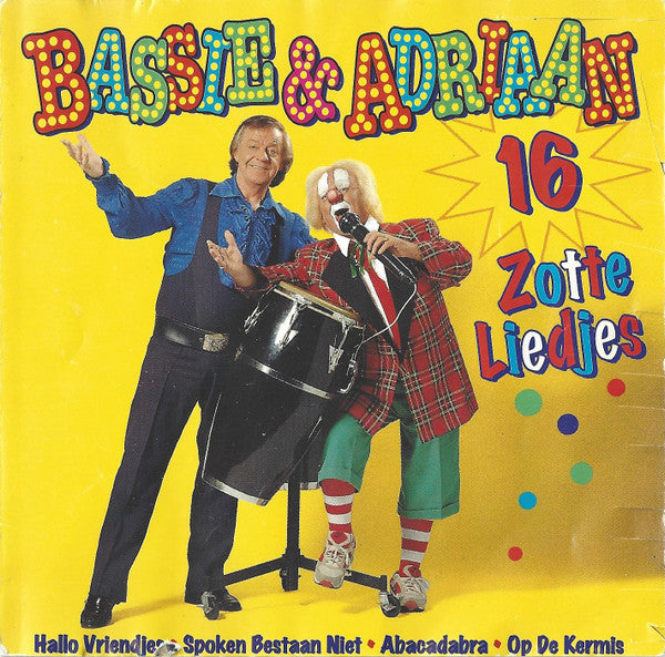 Bassie & Adriaan : 16 Zotte Liedjes (CD, Comp)