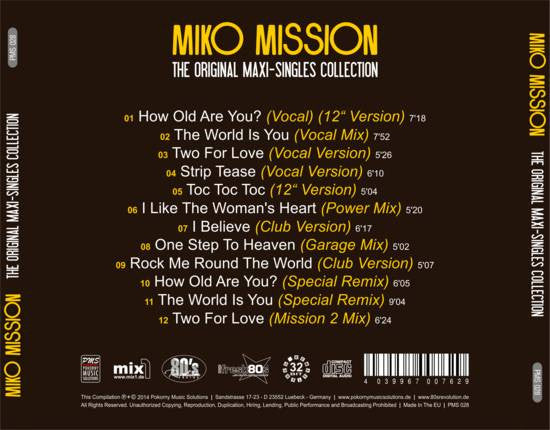 Miko Mission : The Original Maxi-Singles Collection (CD, Comp, RM)