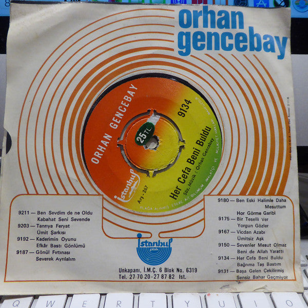 Orhan Gencebay : Her Cefa Beni Buldu (7", Single)