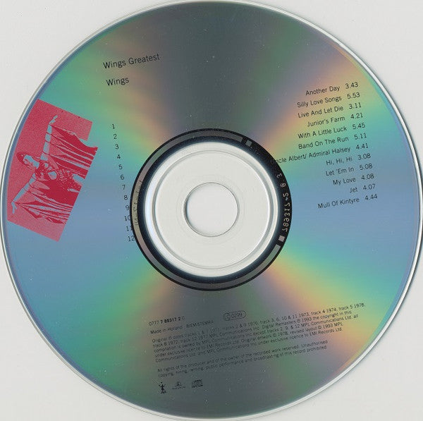 Wings (2) : Wings Greatest (CD, Comp, RE, RM)