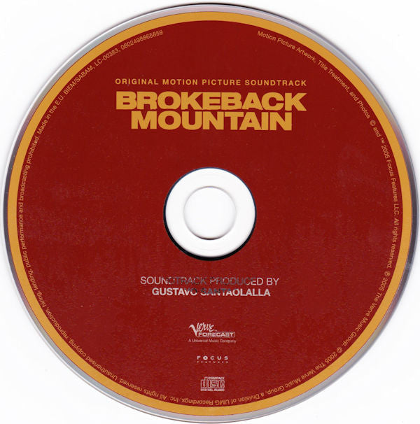 Gustavo Santaolalla : Brokeback Mountain (Original Motion Picture Soundtrack) (CD, Album, EDC)