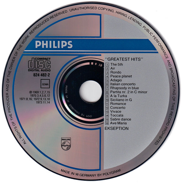 Ekseption : Greatest Hits (CD, Comp, RE)