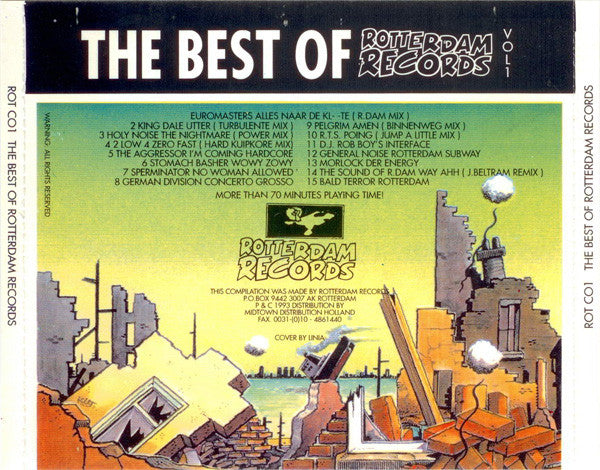 Various : The Best Of Rotterdam Records Vol 1 (CD, Comp)
