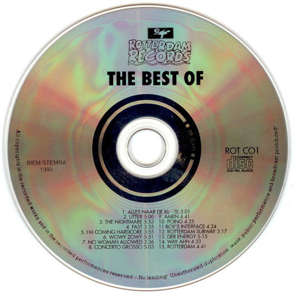 Various : The Best Of Rotterdam Records Vol 1 (CD, Comp)