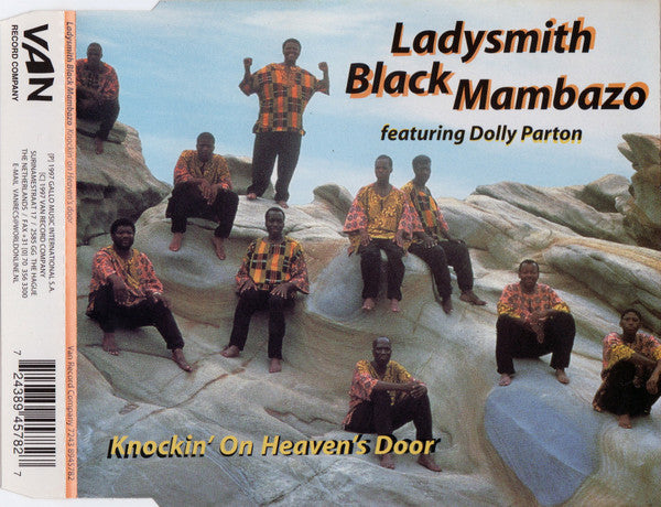 Ladysmith Black Mambazo Featuring Dolly Parton : Knockin' On Heaven's Door (CD, Single)