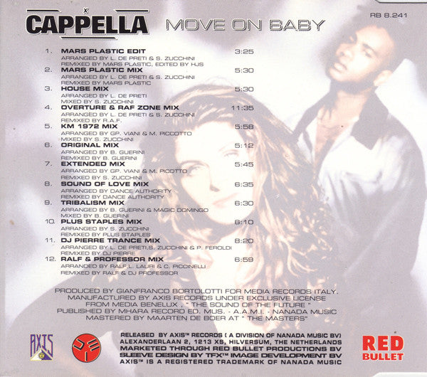 Cappella : Move On Baby (CD, Maxi)