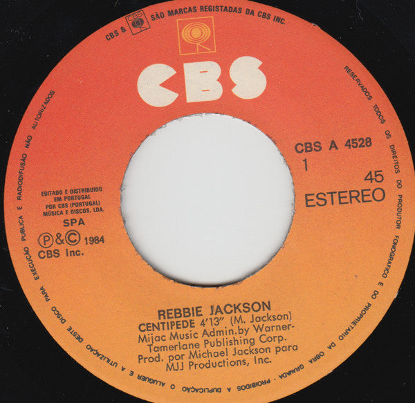 Rebbie Jackson : Centipede (7", Single)