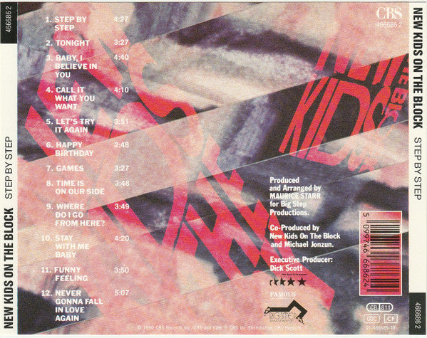New Kids On The Block : Step By Step (CD, Album)