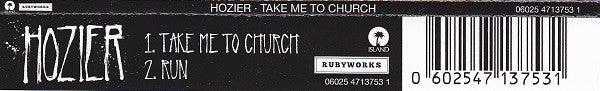 Hozier : Take Me To Church (CD, Single)
