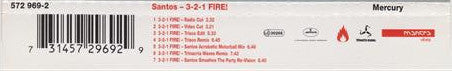 Santos : 3-2-1 Fire! (CD, Maxi)