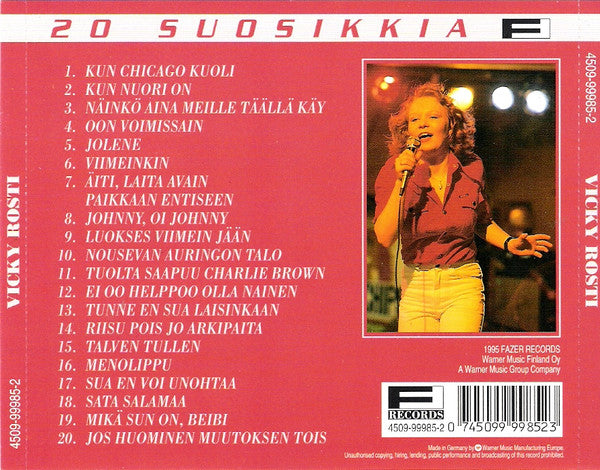 Virve Rosti : Kun Chicago Kuoli (CD, Comp)