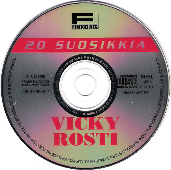 Virve Rosti : Kun Chicago Kuoli (CD, Comp)