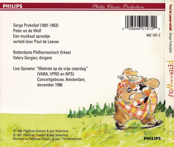 Paul de Leeuw Vertelt Sergei Prokofiev, Valery Gergiev, Rotterdams Philharmonisch Orkest : Peter En De Wolf (CD, Dig)