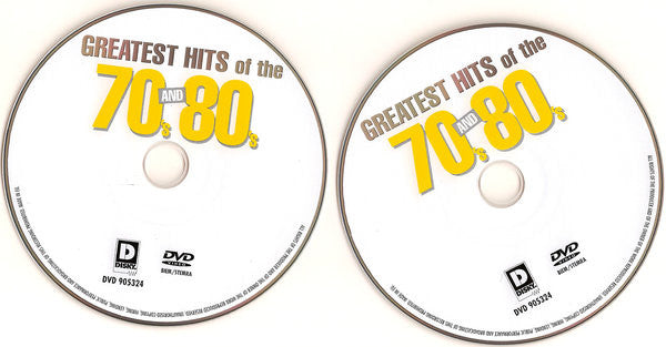 Various : Greatest Hits Of The 70's And 80's (2xDVD-V, Comp)