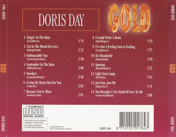 Doris Day : Gold (CD, Comp)
