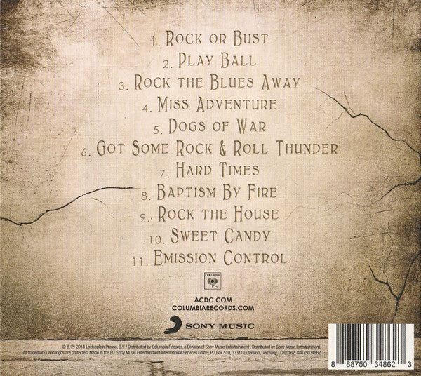 AC/DC : Rock Or Bust (CD, Album, Dig)