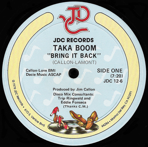 Taka Boom : Bring It Back (12")