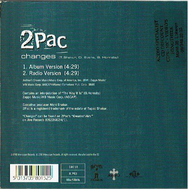2Pac : Changes (CD, Single)