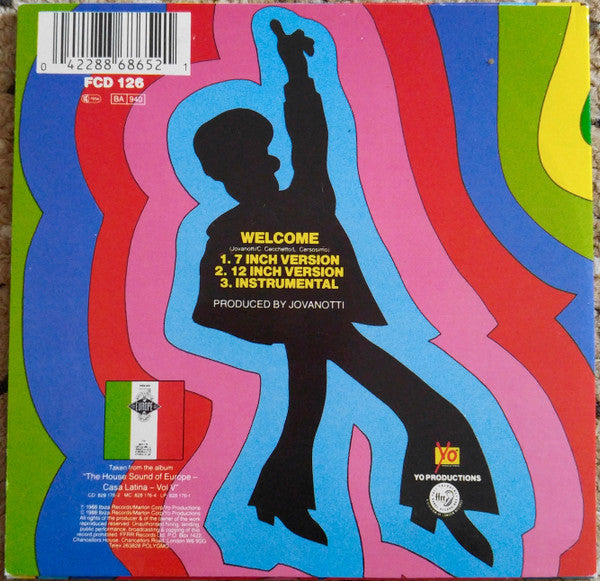 Gino Latino : Welcome (CD, Maxi)