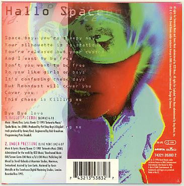 David Bowie : Hallo Spaceboy (CD, Single)