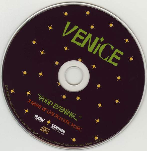 Venice (7) : "Good Evening..." A Night Of Live Acoustic Music (CD, Album)