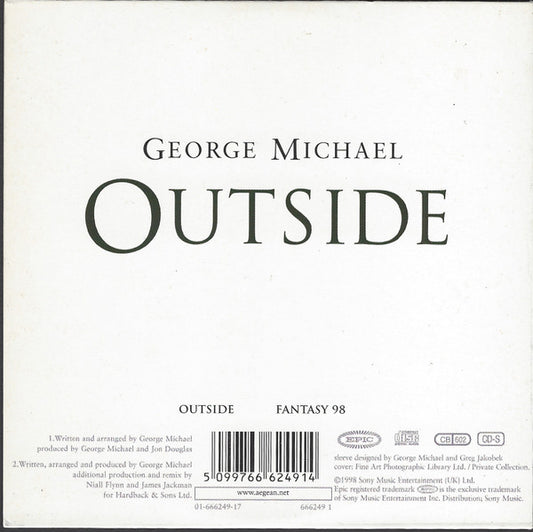 George Michael : Outside (CD, Single, Car)