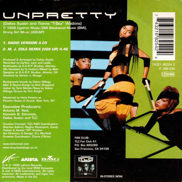 TLC : Unpretty (CD, Single, Car)