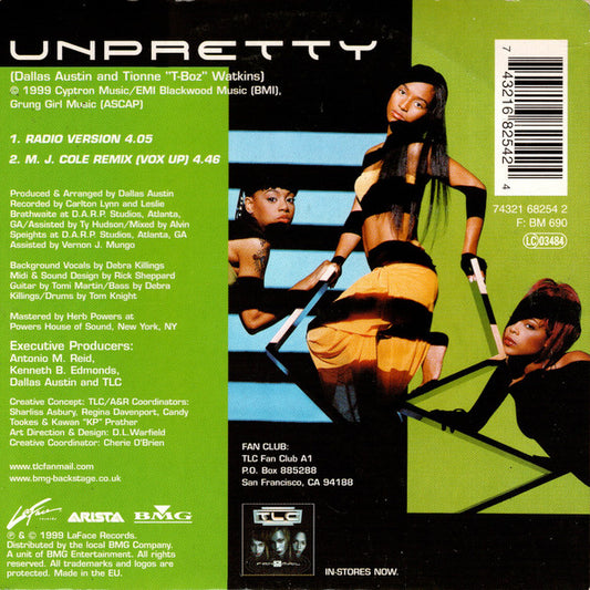TLC : Unpretty (CD, Single, Car)