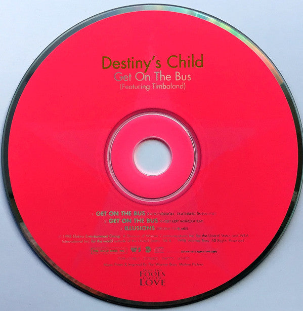 Destiny's Child Featuring Timbaland : Get On The Bus (CD, Single)