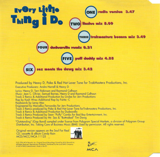 Soul For Real : Every Little Thing I Do (CD, Maxi)