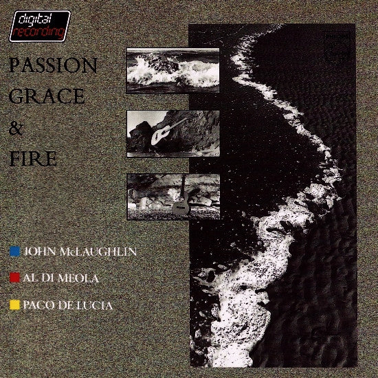 John McLaughlin, Al Di Meola, Paco De Lucía : Passion, Grace & Fire (CD, Album, RE)