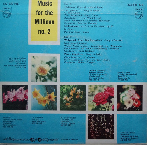 Various : Music For The Millions No. 2 (7", EP, Mono)