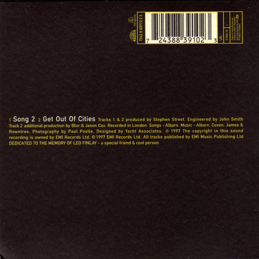 Blur : Song 2 (CD, Single)