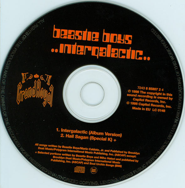 Beastie Boys : Intergalactic (CD, Single, Car)