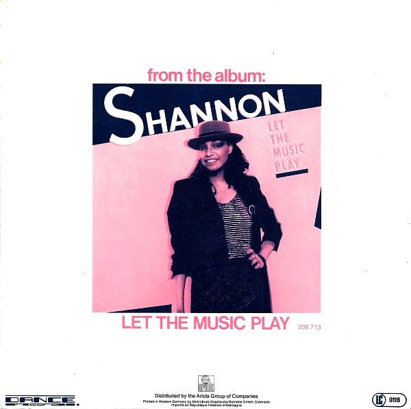 Shannon : Give Me Tonight (7", Single)
