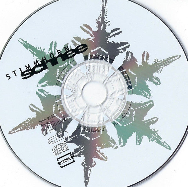 Stimmhorn : Schnee (CD, Album)