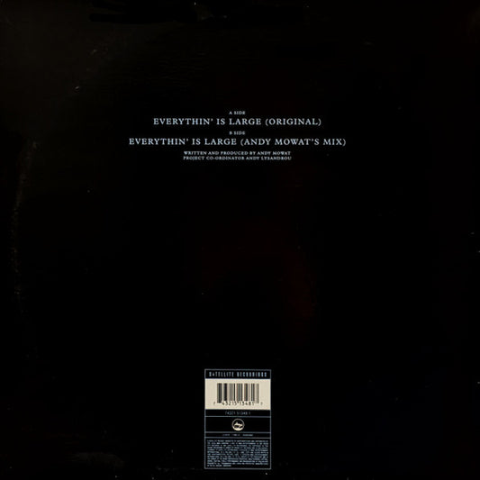 Underground Distortion : Everythin' Is Large (12")