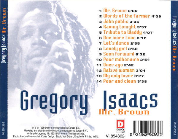 Gregory Isaacs : Mr. Brown (CD, Comp)
