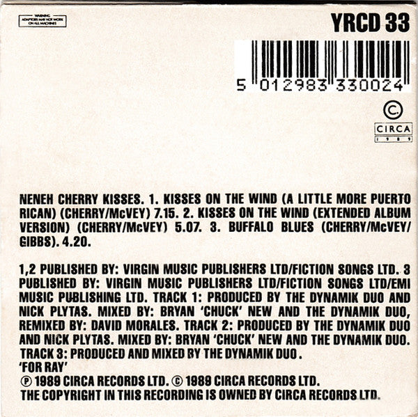 Neneh Cherry : Kisses (CD, Mini, Single)