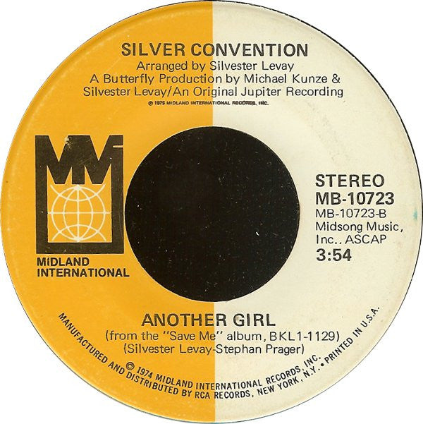 Silver Convention : No, No, Joe / Another Girl (7")