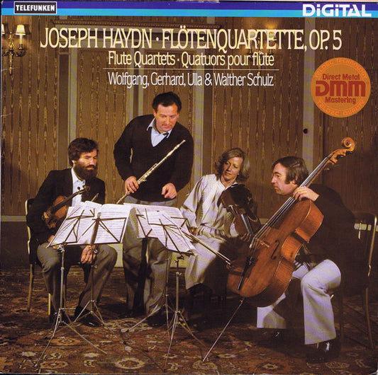 Joseph Haydn, Wolfgang Schulz (3), Gerhard Schulz (2), Ulla Schulz & Walther Schulz : Flötenquartette, Op. 5 (LP)