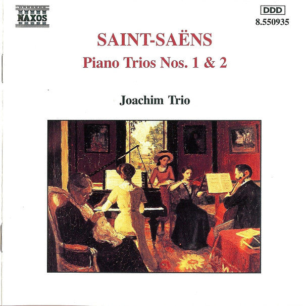 Camille Saint-Saëns, Joachim Trio : Piano Trios Nos. 1 & 2 (CD, Album, RE)