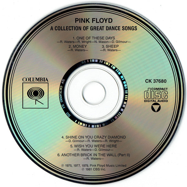 Pink Floyd : A Collection Of Great Dance Songs (CD, Comp, RE)