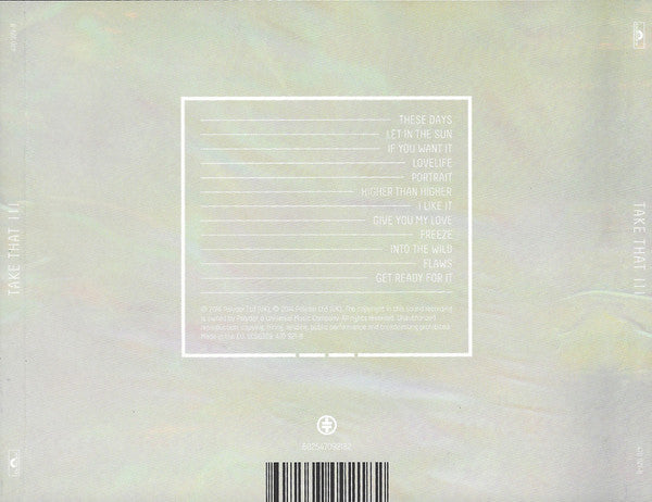 Take That : III (CD, Album, EDC)
