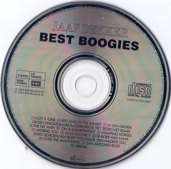 Jaap Dekker : Best Boogies (CD, Comp)